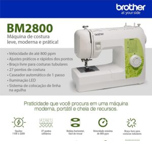 BM-2800 - Brother Máquina de costura doméstica - Imagem 3