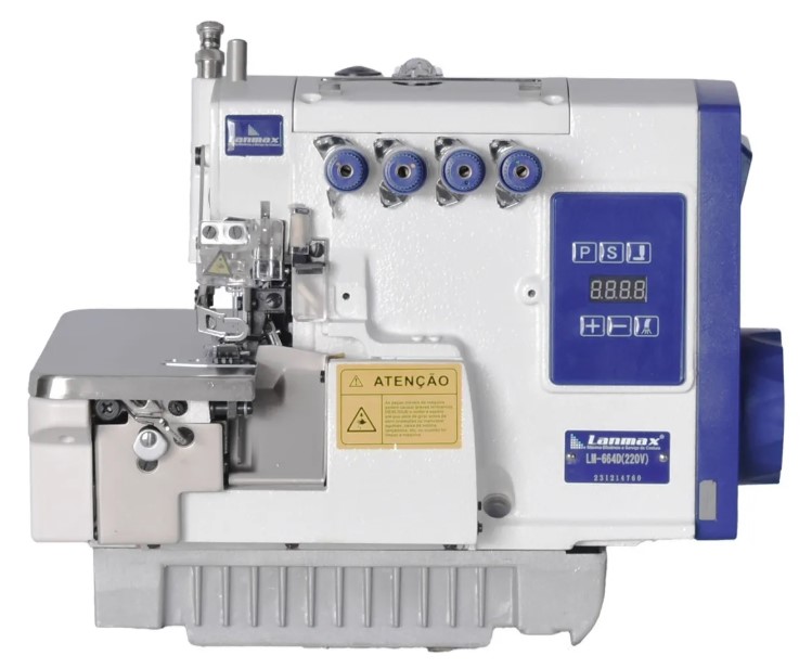 Overlock Ponto Cadeia 4fios Direct Drive Lanmax
