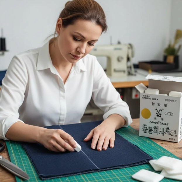 Giz Mágico Cerâmico Panda Marca Tecido Some Calor 50un - Imagem 3